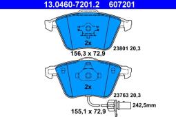 KLOCKI HAM./PRZ/ AUDI A4,A6 03- ATE-HAM 13.0460-7201.2