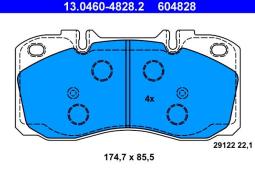 KLOCKI HAM./ATE/ ATE-HAM 13.0460-4828.2