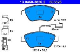 KLOCKI HAM./PRZ/ FIAT GRANDE PUNTO 05- ATE-HAM 13.0460-3826.2