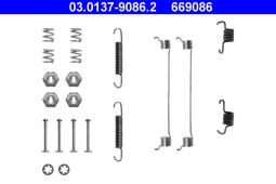 ZEST.MONT.SZCZĘK PEUGEOT 306,R5,9,11 /180X42//BENDIX/ ATE-HAM 03.0137-9086.2