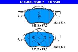 KLOCKI HAM./PRZ/ RENAULT LAGUNA III 1,5-2,0DCI 07- ATE-HAM 13.0460-7248.2