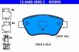 KLOCKI HAM./ATE/ ATE-HAM 13.0460-3850.2