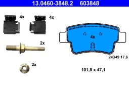 KLOCKI HAM./TYŁ/ OPEL CORSA 1,7CDTI 06- ATE-HAM 13.0460-3848.2