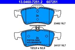 KLOCKI HAM./TYŁ/ RENAULT LAGUNA 08- ATE-HAM 13.0460-7251.2