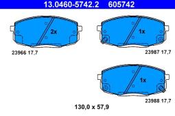 KLOCKI HAM./PRZ/ KIA CARENS II 02- ATE-HAM 13.0460-5742.2