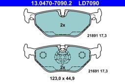 KLOCKI HAM./TYŁ/ BMW 5 95- /E39/        /CERAMIC/ ATE-HAM 13.0470-7090.2