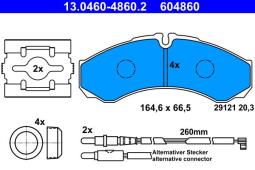 KLOCKI HAM./PRZ/ RENAULT MASCOTT 120-160 -04 ATE-HAM 13.0460-4860.2