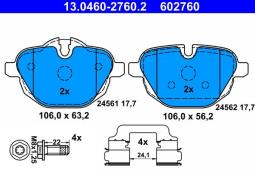 KLOCKI HAM./TYŁ/ BMW 5,7 /F10/ 10- ATE-HAM 13.0460-2760.2