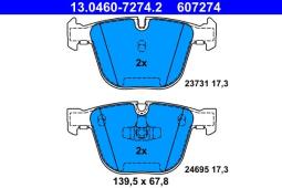 KLOCKI HAM./TYŁ/ BMW 7 09- ATE-HAM 13.0460-7274.2