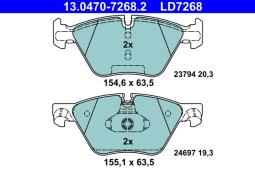 KLOCKI HAM./PRZ/ BMW 5 03- ATE-HAM 13.0470-7268.2