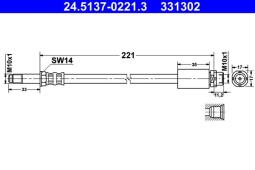 PRZEWÓD HAM./ATE/ ATE-HAM 24.5137-0221.3