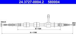 LINKA HAM.ALFA 156 98- /1196*920/ /P/ ATE-HAM 24.3727-0004.2