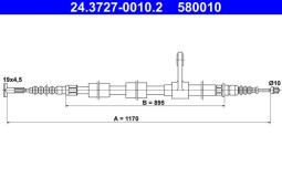 LINKA HAM.ALFA 147 01- /1170*895/ /P/ ATE-HAM 24.3727-0010.2