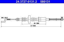 LINKA HAM./TYŁ/ VW T4 1.8-2.5 90-03 ATE-HAM 24.3727-0131.2