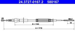 LINKA HAM.VW PASSAT 88- /TARCZE/ 4x4 ATE-HAM 24.3727-0167.2