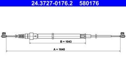 LINKA HAM.VW POLO 01- /TARCZE/ ATE-HAM 24.3727-0176.2