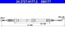 LINKA HAM.FORD GALAXY 95- /L+P/ /1295*1130/ ATE-HAM 24.3727-0177.2