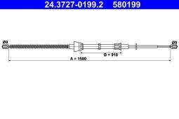 LINKA HAM.SKODA FABIA 99- /L+P/ /BĘBNY/ ATE-HAM 24.3727-0199.2