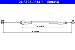 LINKA HAM.CITROEN BERLINGO 96- /L/ ATE-HAM 24.3727-0314.2