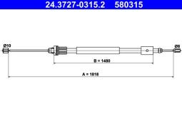 LINKA HAM.CITROEN BERLINGO 96- /P/ ATE-HAM 24.3727-0315.2