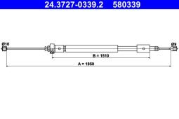 LINKA HAM.CITROEN BERLINGO 98- /P/ ATE-HAM 24.3727-0339.2