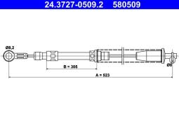 LINKA HAM.FIAT UNO 90- /L/ ATE-HAM 24.3727-0509.2