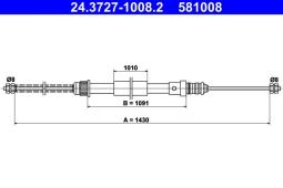 LINKA HAM.RENAULT CLIO 90- ATE-HAM 24.3727-1008.2