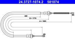 LINKA HAM.DACIA LOGAN 07- L+P ATE-HAM 24.3727-1074.2