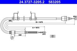 LINKA HAM.KIA CEED /P/ COMBI/HB 07- ATE-HAM 24.3727-3205.2