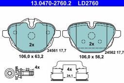 KLOCKI HAM./TYŁ/ BMW 5,7 /F10/ 10- 13.0470-2760.2