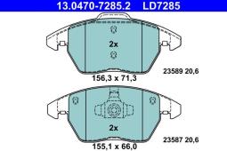 KLOCKI HAM./PRZ/ VW BEETLE 11- ATE 13.0470-7285.2