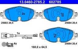 KLOCKI HAM./PRZ/ AUDI A3 12- ATE 13.0460-2785.2