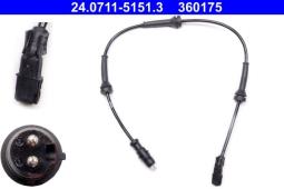 CZUJNIK ABS RENAULT MEGANE 1,4-2,0 02- /PRZ/ ATE-HAM 24.0711-5151.3