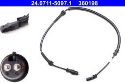 CZUJNIK ABS RENAULT ESPACE 2,0-3,0DCI 02- /TYŁ/ ATE-HAM 24.0711-5097.1