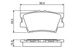 KLOCKI HAM./TYŁ/ TOYOTA RAV-4 06- PG 1.1. 0 986 494 346