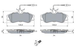 KLOCKI HAM./PRZ/ PEUGEOT PARTNER PG 1.1. 0 986 424 414