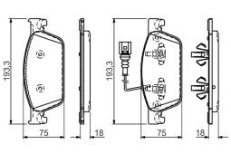 KLOCKI HAM./PRZ/ VW T5 2,0TDI 10- 0 986 494 553
