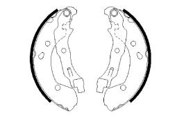 SZCZĘKI HAM.NISSAN MICRA 03- /200X38/ PG 1.4. 0 986 487 668