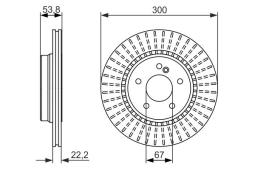 TARCZA HAM./TYŁ/ CHRYSLER CROSSFIRE 3,2I04-07 PG 1.2. 0 986 479 653