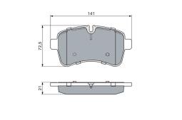 KLOCKI HAM./TYŁ/ IVECO DAILY 35.10 06- PG 1.1. 0 986 494 460