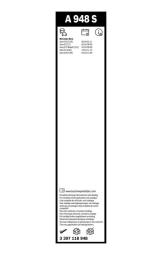 PIÓRA WYCIER. 650MM/650MM 2SZT DB E-CLASSE /AEROTWIN/ PG10.2. 3 397 118 948   AERO    5