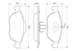 KLOCKI HAM./PRZ/ FIAT ALFA 145/146 2,0 PG 1.1. 0 986 424 507