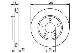 TARCZA HAM./TYŁ/ AUDI A4 S4 QUATTRO 97-0 PG 1.2. 0 986 479 463