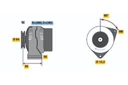 ALTERNATOR PG12.2. 0 120 335 007