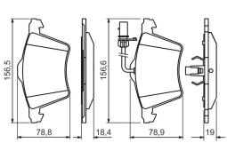 KLOCKI HAM./PRZ/ FORD GALAXY 00- /ATE/ PG 1.1. 0 986 494 415