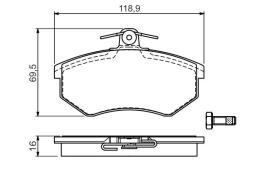 KLOCKI HAM. PG 1.1. 0 986 494 544