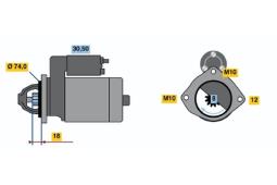 ROZRUSZNIK /BOSCH PROGRAM BX/ PG12.3. 0 986 018 721          BX