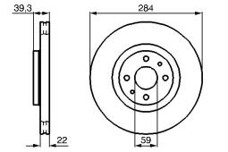 TARCZA HAM./PRZ/ ALFA 146 1,8-2,0 16V -00 PG 1.2. 0 986 478 786