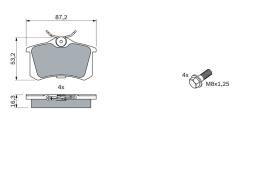 KLOCKI HAM./TYŁ/ VW PASSAT 97-,AUDI A4 97- PG 1.1. 0 986 461 769