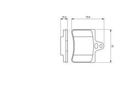KLOCKI HAM./TYŁ/ CITROEN C5 01- PG 1.1. 0 986 424 580